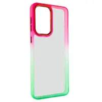 Чехол Накладка Fresh sip Motorola E13 Салатовый/ Розовый