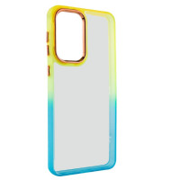 Чохол Накладка Fresh sip Motorola E13 Бірюзовий/Помаранчевий