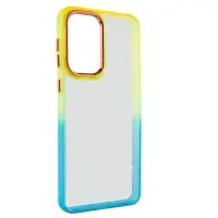 Чехол Накладка Fresh sip Motorola E13 Бирюзоввый/Оранжевый