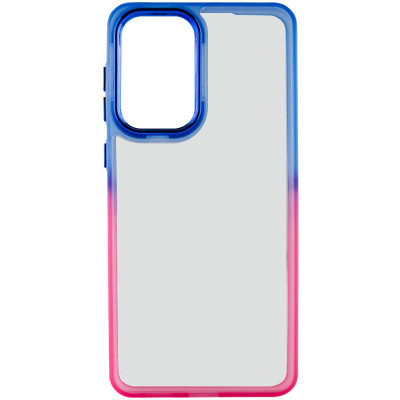 Чехол накладка Fresh sip Samsung A155 (A15)  Розовый/ Синий