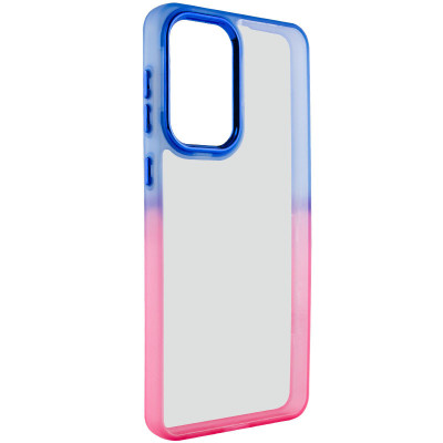 Чехол накладка Fresh sip Samsung A155 (A15)  Розовый/ Синий