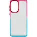 Чехол накладка Fresh sip Samsung A245 (A24)  Бирюзовый/ Розовый