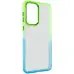Чехол накладка Fresh sip Samsung A256 (A25) Бирюзовый/ Лимонный