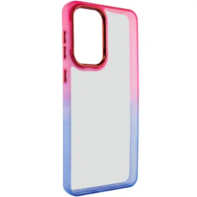 Чехол накладка Fresh sip Samsung A256 (A25)  Синий/ Розовый
