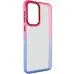 Чехол накладка Fresh sip Samsung A256 (A25)  Синий/ Розовый