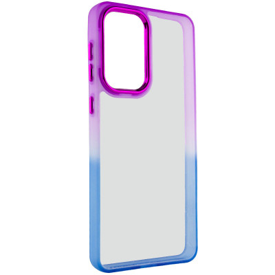 Чехол накладка Fresh sip Samsung A256 (A25) Синий/ Фиолетовый