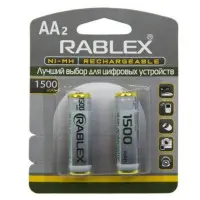 Аккумулятор Rablex AA (R6) (2од/уп) 1000 mAh