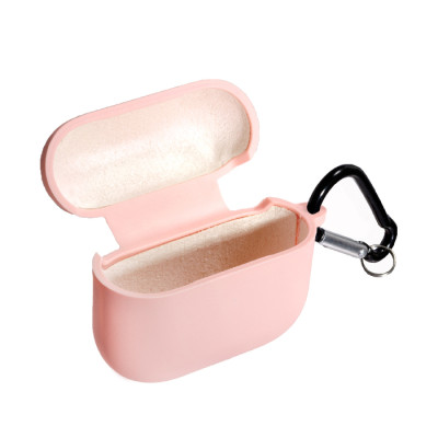 Чохол для навушників AirPods Pro 2 Microfiber Pink sand, Рожевий пісок