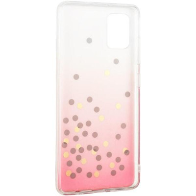 Чехол накладка Crystal Shine Samsung A515 (A51) Розовая