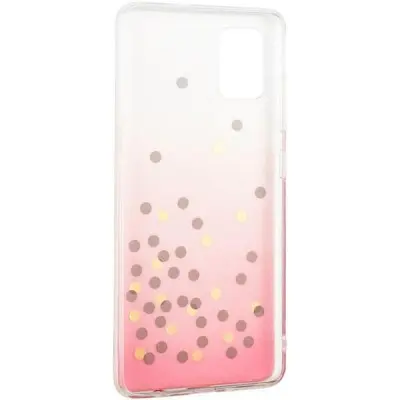 Чехол накладка Crystal Shine Samsung A515 (A51) Розовая