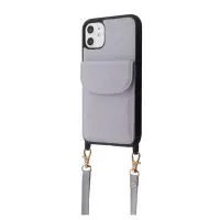 Чохол накладка WAVE Leather Pocket iPhone 11 Світло-фіолетова