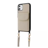 Чохол накладка WAVE Leather Pocket iPhone 11 Рожевий Пісок