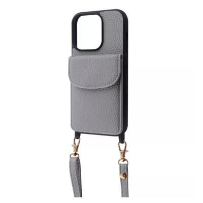 Чохол накладка WAVE Leather Pocket iPhone 14 Pro Max Блакитна