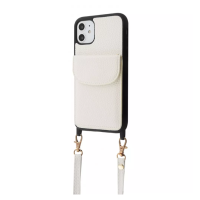 Чохол накладка WAVE Leather Pocket iPhone 11 Біла