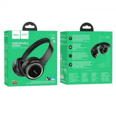 Безпровідні навушники Bluetooth Hoco W41 Black, чорні