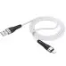 Кабель Borofone BX46 Lightning 1м Белый Кабель Borofone BX46 Lightning 1м Белый