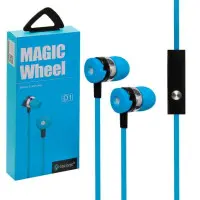 Провідні вакуумні навушники Celebrat D1 Сині Провідні вакуумні навушники Celebrat D1 Сині