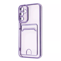 Чехол накладка WAVE Metal Samsung A155 (A15) Фиолетовая