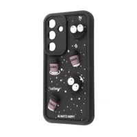 Чохол накладка Pretty Things Samsung S711 (S23 FE) Чорна/Кава