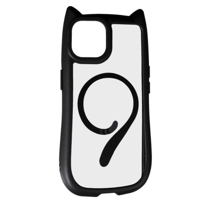 Чехол накладка Cat MagSafe iPhone 15 Черная