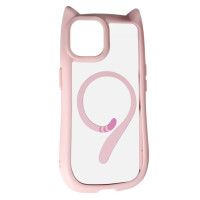 Чехол накладка Cat MagSafe iPhone 15 Розовый песок Чехол накладка Cat MagSafe iPhone 15 Розовый песок