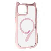 Чохол накладка Cat MagSafe iPhone 15 Рожевий песок