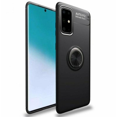 Чехол накладка Color Ring Samsung A715 (A71) Черная