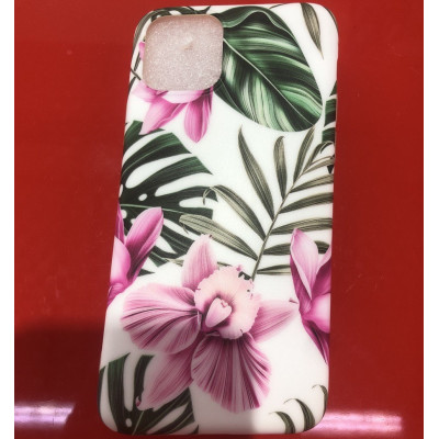 Чехол накладка Flowers iPhone 11 Pro Розовые Орхидеи