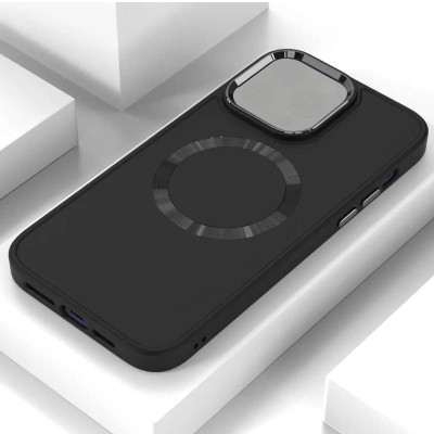 Чехол накладка Bonbon Metal MagSafe iPhone 13 Pro Max Черная