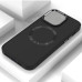Чехол накладка Bonbon Metal MagSafe iPhone 13 Pro Max Черная