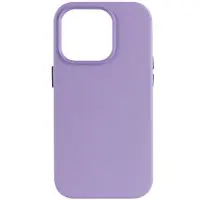 Чохол накладка Leather Case with MagSafe iPhone 14 Pro Max Бузкова/ Elegant (AA+)