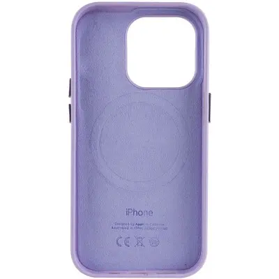 Чохол накладка Leather Case with MagSafe iPhone 14 Pro Max Бузкова/ Elegant (AA+) Чохол накладка Leather Case with MagSafe iPhone 14 Pro Max Бузкова/ Elegant (AA+)