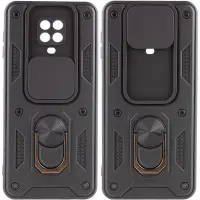 Чохол накладка Serge Ring Camshield Xiaomi Redmi Note 9s/ note 9 pro Чорна