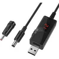 Кабель для роутеру USB DC 5V to 9V/12V +3.5*1.35mm connecter