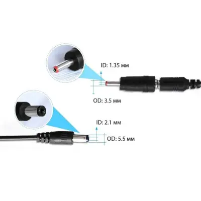 Кабель для роутеру USB DC 5V to 9V/12V +3.5*1.35mm connecter