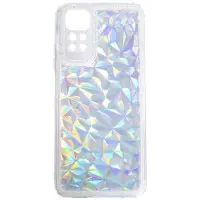 Чехол накладка Prizma Style Xiaomi Redmi 10C / Poco C40 Прозрачная