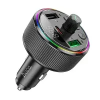 FM Трансмітер Hoco E82 Guerrero PD30W+QC3.0 Black, Чорний FM Трансмітер Hoco E82 Guerrero PD30W+QC3.0 Black, Чорний