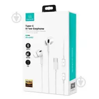 HF Навушники Usams EP-41 Type-C Білі HF Навушники Usams EP-41 Type-C Білі