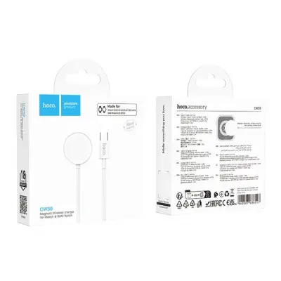 Зарядный кабель USB Hoco CW59  iWatch Type-C White, Белый