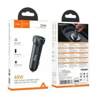 Автомобільний зарядний пристрій Z54A (USB+Type-C) 48W