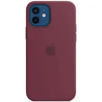 Чехол накладка HC Magsafe iPhone 12/12 Pro Красная/ Purplish Red