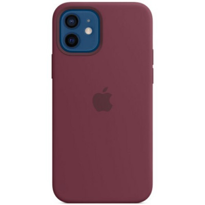 Чехол накладка HC Magsafe iPhone 12/12 Pro Красная/ Purplish Red