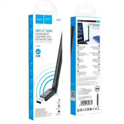Бездротовий USB Wi-Fi Hoco HI32 мережевий Бездротовий USB Wi-Fi Hoco HI32 мережевий