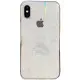 Чехол накладка Aurora Space iPhone X Радуга
