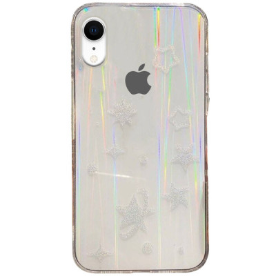Чехол накладка Aurora Space iPhone XR Звезды