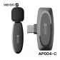 Бездротовий петличний мікрофон Veron Type-C AP004-C Black, Чорний