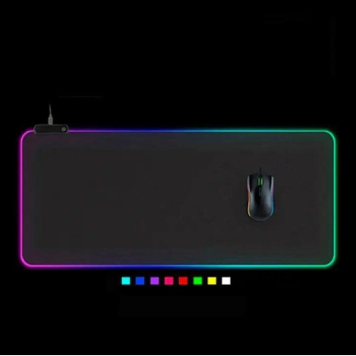 Коврик для мышки с рамкой с подсветкой Led Frame (300x800) Black, Чорный