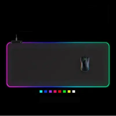 Килимок для миші з рамкою з підсвічуванням Led Frame (300x800) Black, Чорний Килимок для миші з рамкою з підсвічуванням Led Frame (300x800) Black, Чорний