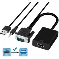 Переходник HDMI - (VGA+AV) Переходник HDMI - (VGA+AV)