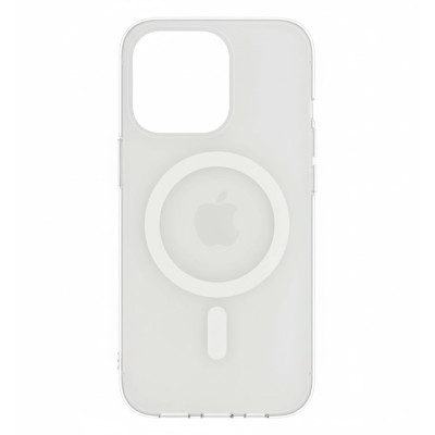 Чехол Накладка Clear Case (PC) MagSafe iPhone 15 Pro Прозрачная